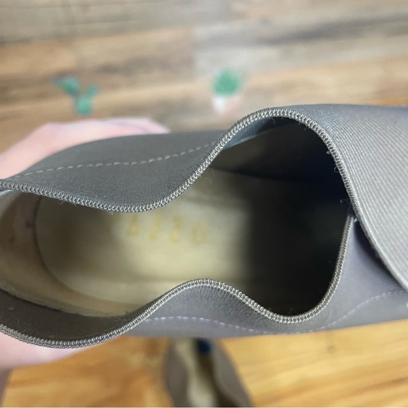 Vintage Pazzo square heel slip on ankle boots tan - Picture 10 of 11